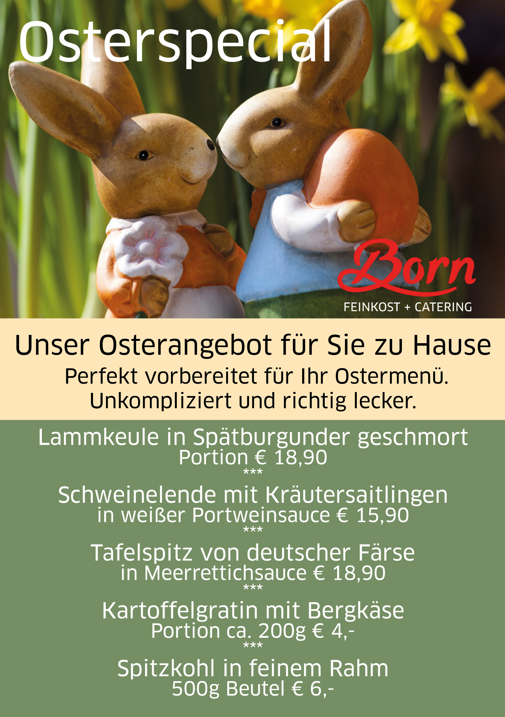 Born Feinkost Osterspecial 2026